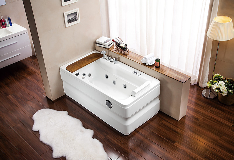 A062 140 150 Baignoire de massage balnéo 160 cm avec jacuzzi balnéo