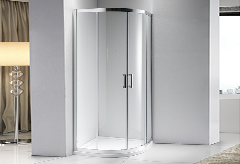 A1511 5/6/8mm Porte coulissante en verre Installation rapide Cabines de douche Quadrant