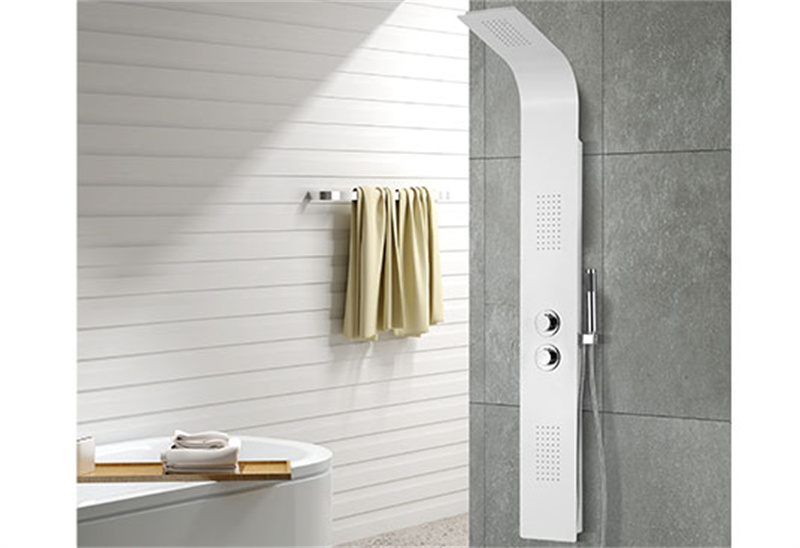 Panneau de douche thermostatique en alliage d'aluminium MV-X194